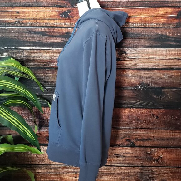 Ariat Large Rebar Aztec Flag Graphic Hoodie Hooded Sweatshirt Navy Blue 10041466 - Picture 3 of 11